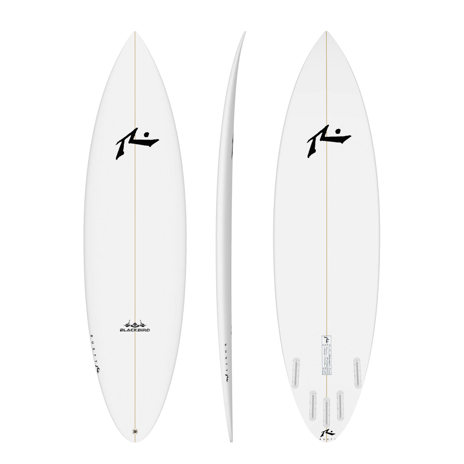 Rusty Surfboards Blackbird Model