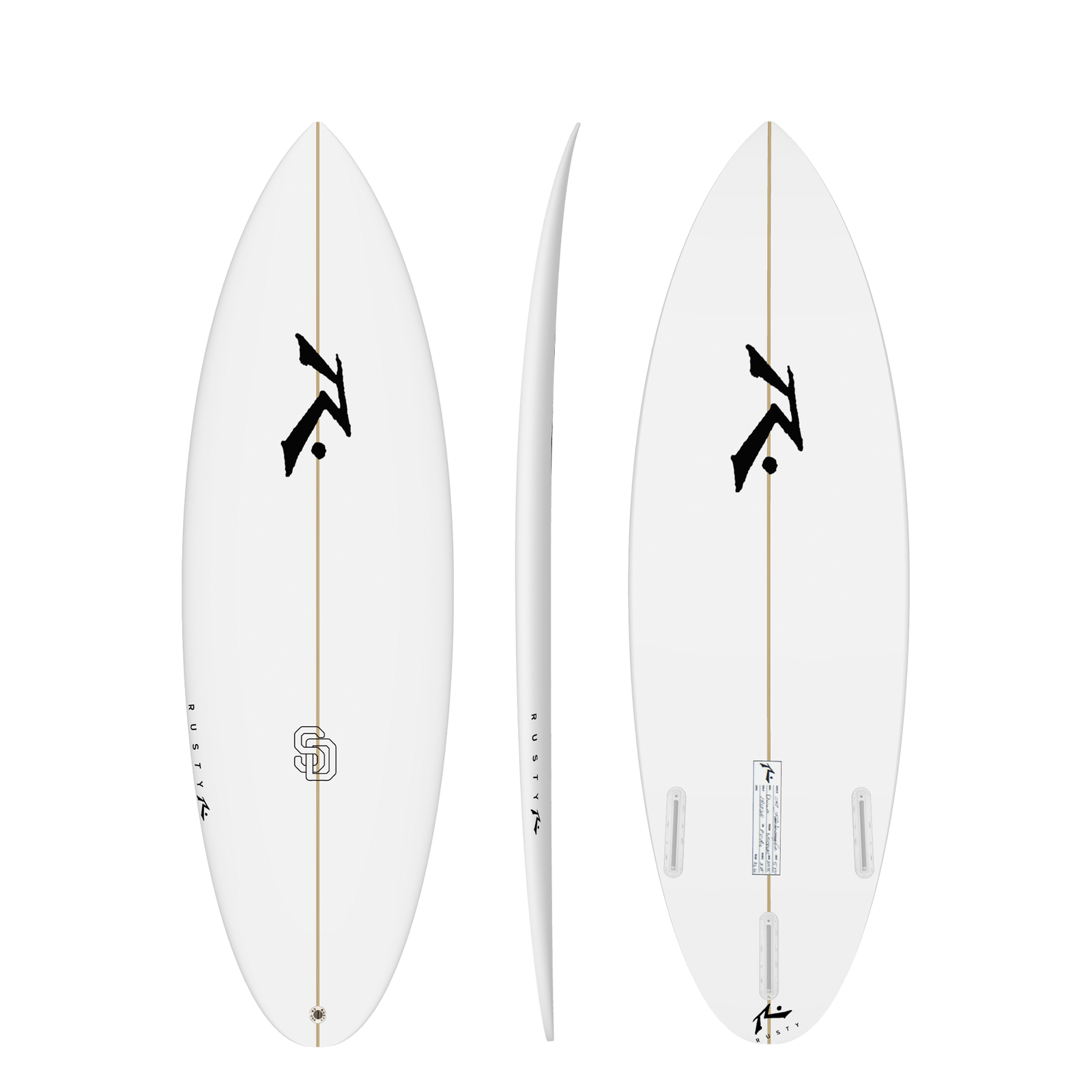 Rusty Surfboards SD RT RE Grom Model
